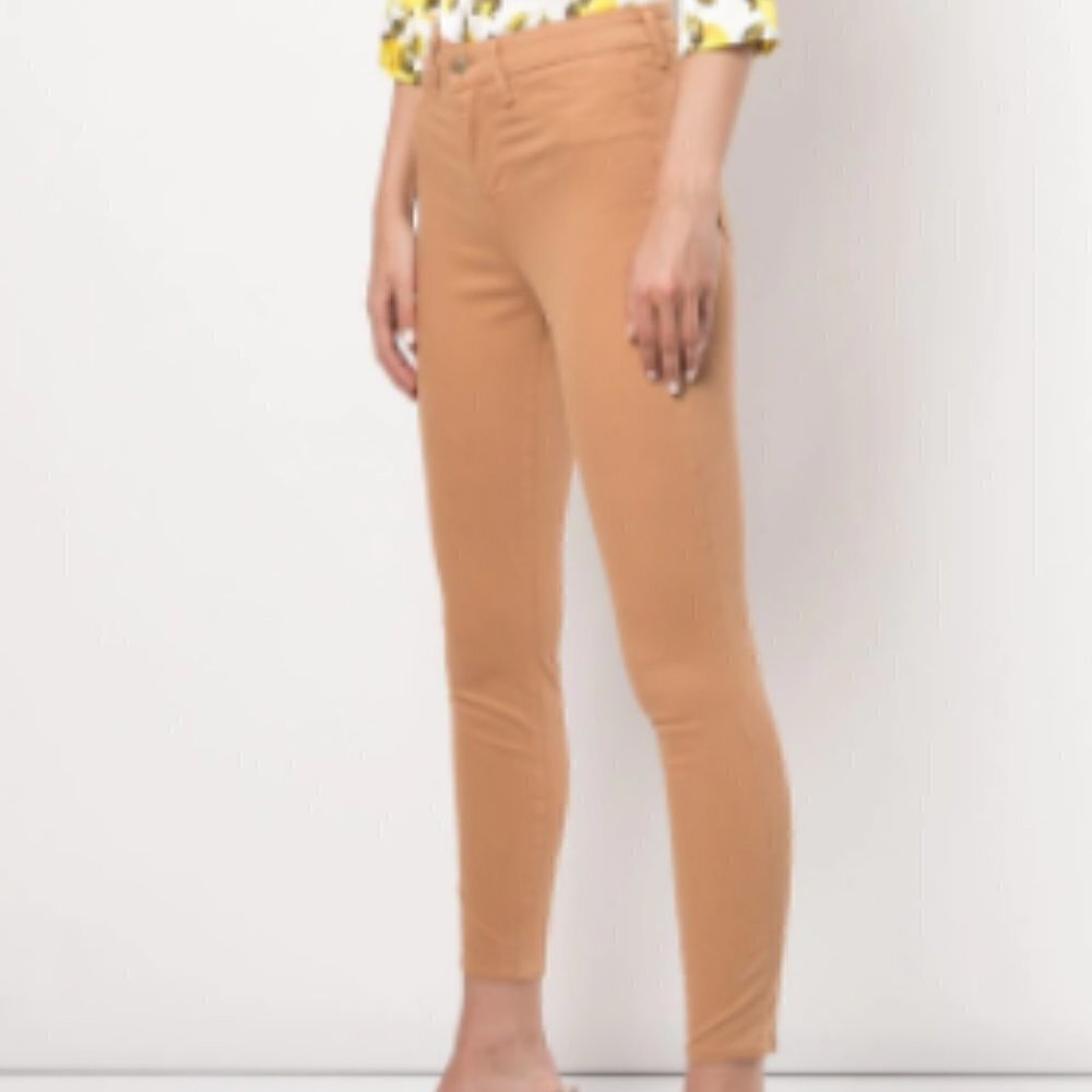 NWT L'agence Margot High Rise Crop Skinny Jeans Trousers Pants size 27